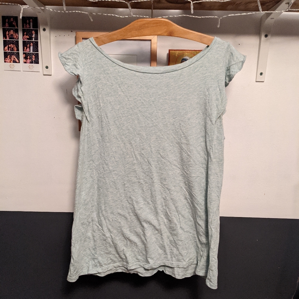 Loft Flutter Sleeved Top